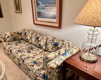 Vintage Floral 3 Cushion Sofa by Mayfair Div of Stearns & Foster