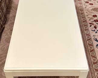 Cool painted coffee table.