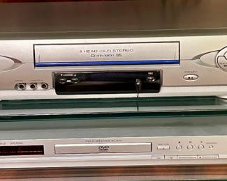 Panasonic VCR and Panasonic DVD Player