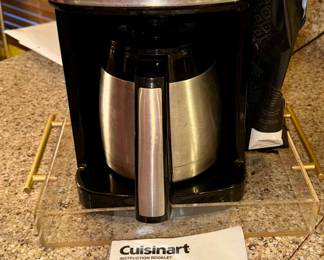 Cuisiart Coffee Machine. Like New with Manual