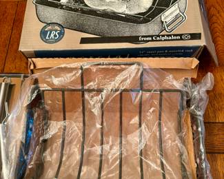 Commercial 14" Roaster Pan and Rack. Get ready for the Holiday's