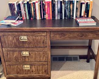 Mid-Century Drexel Student Desk that matches the Bedroom Furniture in the Library Room
