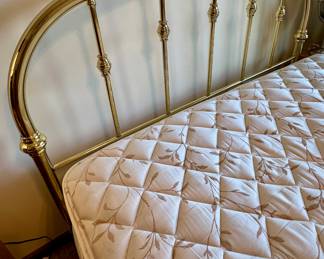 Brass Full Size Headboard and Frame. We also have a Queen Sized Brass Bed Headboard