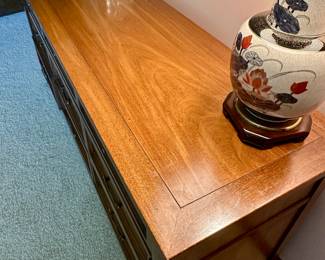 Master Bedroom Suite by White Furniture of North Carolina. Vintage Mid-Century White Furniture Directoire Style Walnut 9 Drawer Chest.