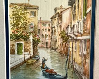 Giovanni Bonazzon signed Limited Edition Etching.