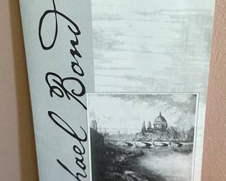 Etching by Michael Bond of Venice, SignedEtching by Michael Bond of Venice, Signed