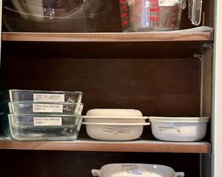 Corningware and Pyrex