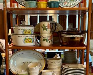 Plates, bakeware, Dishes and Mixing Bowls