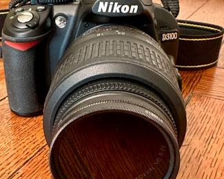Awesome Nikon D3100 Digital SLR Camera with Nikon DX AF-S NIKKOR 18-55mm 1:3.5-5,6G. Built-In Flash, Nikon Battery LITHIUM ION BATTERY PACK EN-EL14
7.4 V 1030mAh 7.7 Wh, 2 8G and BATTERY CHARGER MH-24, 2 Fujifilm 8G Elite and Performance SD Cards.