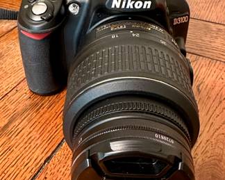 Awesome Nikon D3100 Digital SLR Camera with Nikon DX AF-S NIKKOR 18-55mm 1:3.5-5,6G. Built-In Flash, Nikon Battery LITHIUM ION BATTERY PACK EN-EL14
7.4 V 1030mAh 7.7 Wh, 2 8G and BATTERY CHARGER MH-24, 2 Fujifilm 8G Elite and Performance SD Cards.