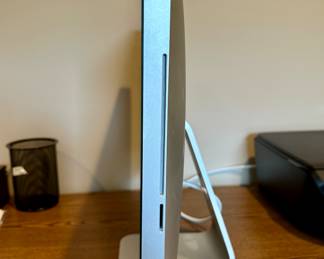 Apple iMac All in One Desktop Computer with Apple Magic Bluetooth Keyboard and Magic Mouse.