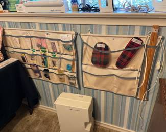 Sewing and Crafting Wall hanging units w/ pockets
