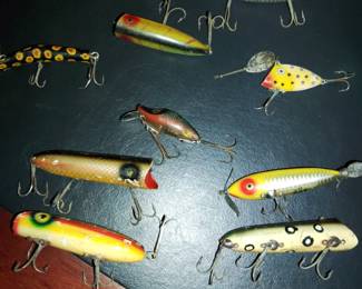 Selection of Vintage Herndon lures
