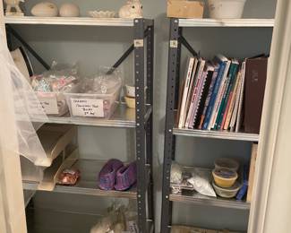 Metal Shelving Units.  Misc. 