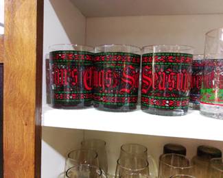 Vintage seasons glasses