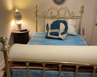 Full Size Brass Bed