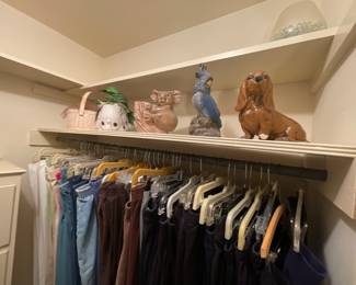 Ladies Slacks.  Misc decor