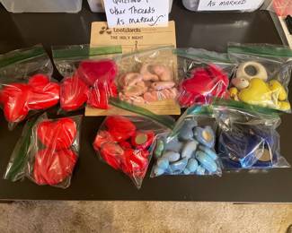 Hearts for Jewelry making (works well w/ scarves) and Riboon