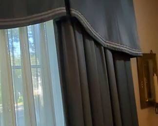 Custom made draperies