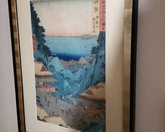 Hiroshige Japanese woodblock print