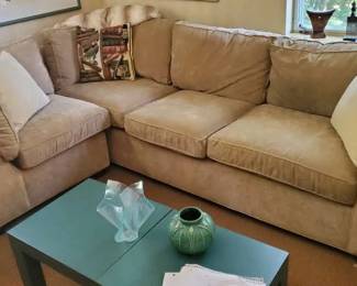 Great size sectional sofa. Not huge. Will fit anywhere 