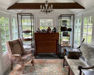 Custom Built Wrought Iron & Glass Display Towers