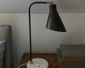 Contemporary Lamp with Marble Base