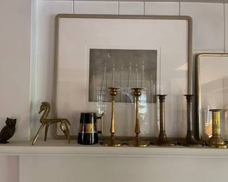 Litho, Antique Candlesticks, 