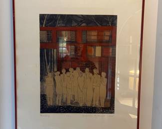 MCM Original Signed Litho