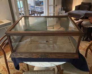 Antique Oak Display Case