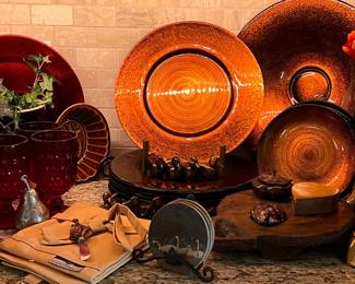 Vintage Fenton Ruby Red Goblets
