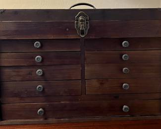 Decorative Wood Toolbox