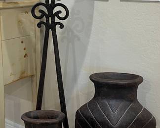 Pottery Barn Floor Lamp, Pottery