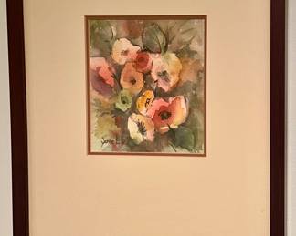 Watercolor, Signed June Littell