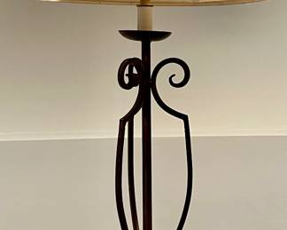 (2) Wrought Iron Lamps