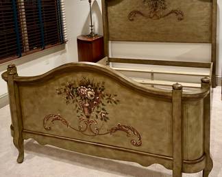 Hand Painted Queen Bed