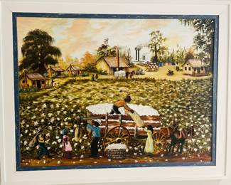 Original Hand Painted Plantation by 
    Gloria Faye Barron