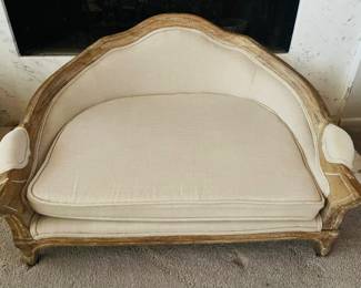 Lovely Linen Dog Bed