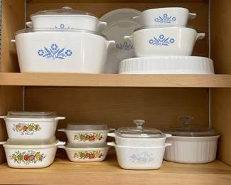 Collection of Vintage Pyrex & Corning Ware