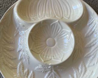 Set of (12) Mid Century Majolica Artichoke Plates 