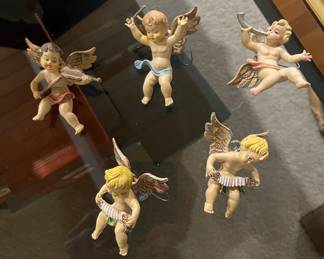 Vintage  Cherub Ornament Set
     Super Sweet 🩷