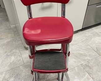 Cute Red Kitchen Stool