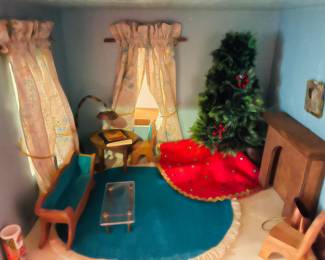 Inside View of Dollhouse Living Room