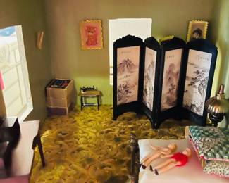 Inside View of Another Bedroom in Dollhouse