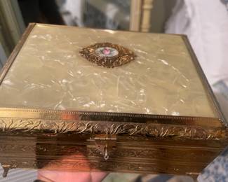 Lovely Mother of Pearl Jewelry Box
