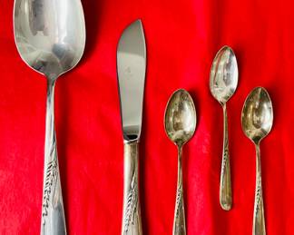 Set of Sterling Silver Flatware
"Silver Wheat"