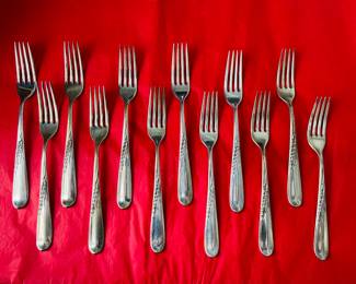 Sterling Silver Wheat Dinner Forks