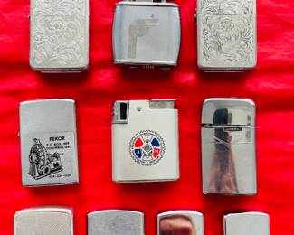 Collection of Vintage Butane Lighters