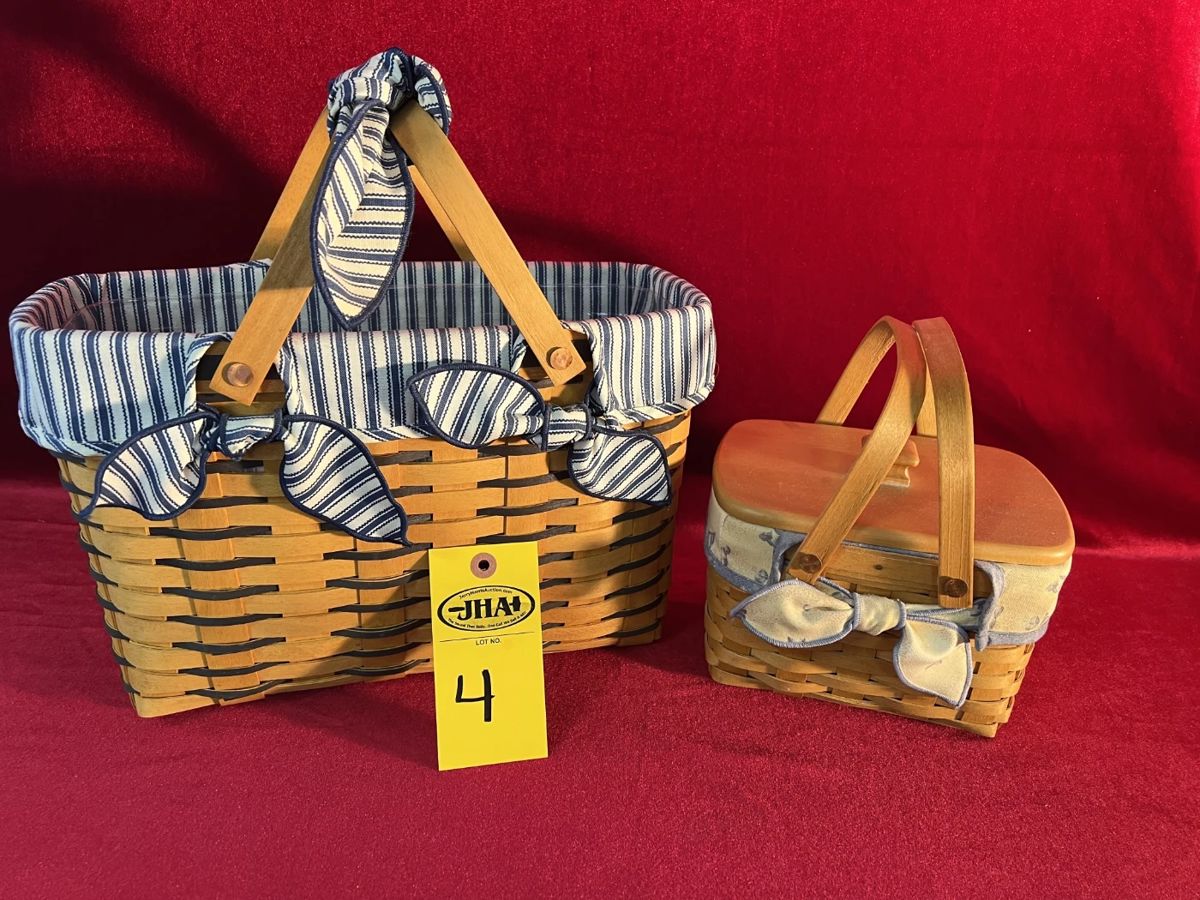 Collectibles, Toys, Longaberger Baskets, household starts on 10/11/2023