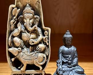 Buddha and Ganesh/Hamza Hand